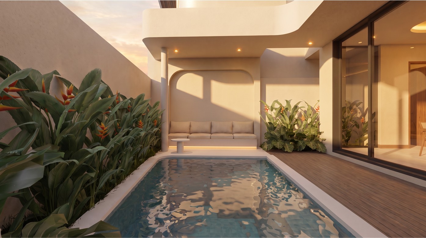 2-Bedroom Villa with Rooftop and Ocean Views in Yolla Nunggalan Residences