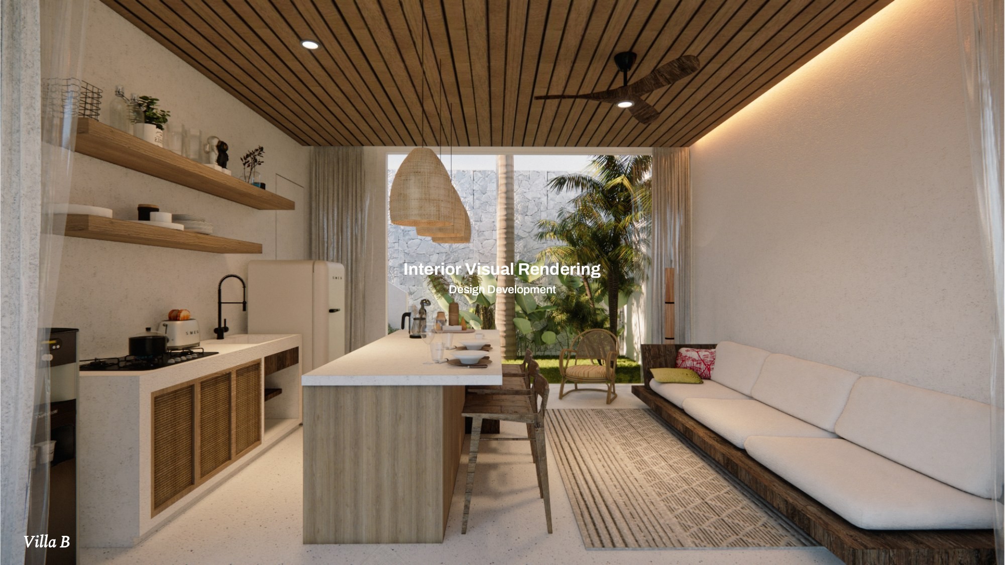 3-Bedroom Contemporary Villa in Bingin