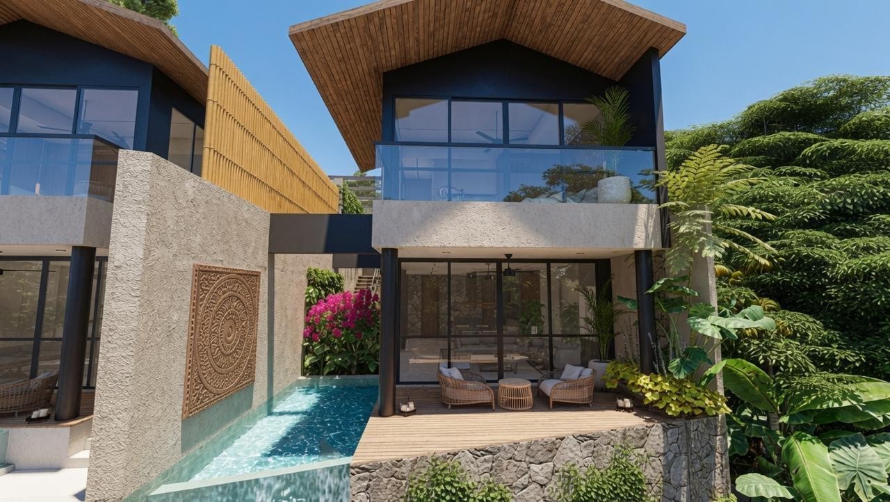 Modern Tropical 2-Bedroom Villa in Ubud