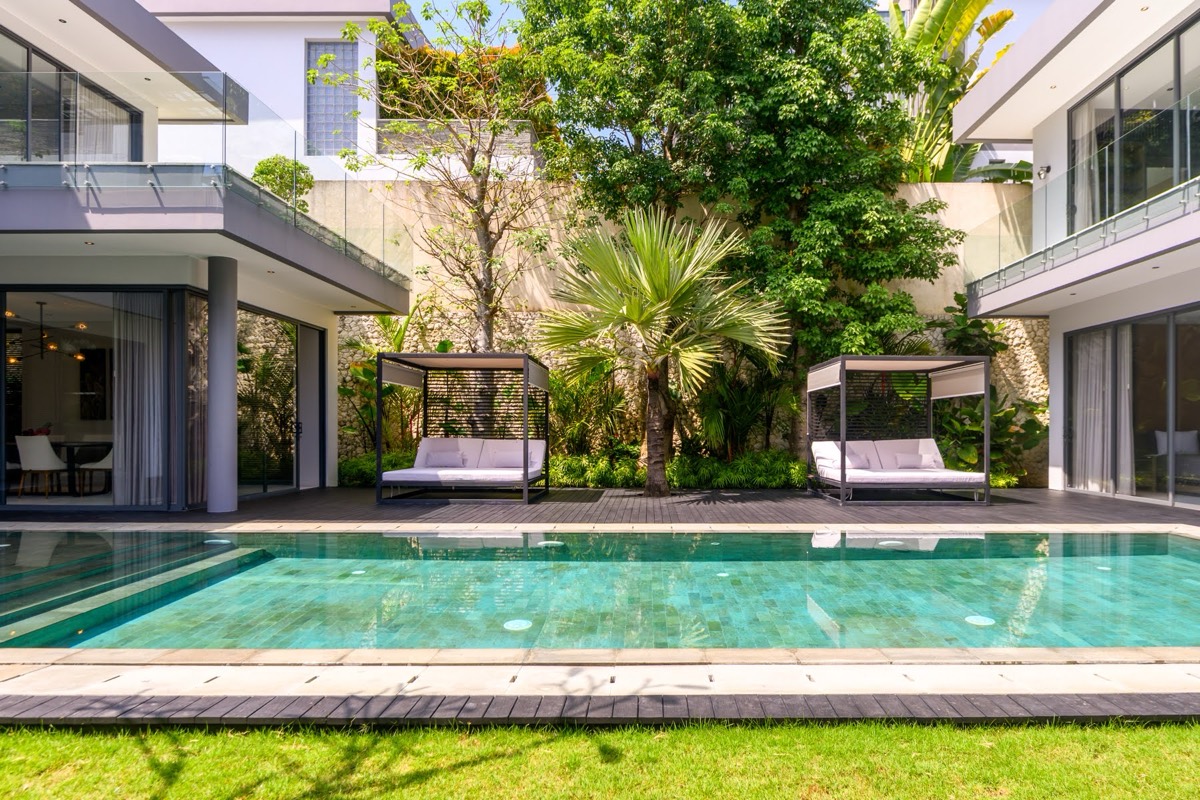 Archway entrance of a Yolla-built villa on the Bukit peninsula, Bali
